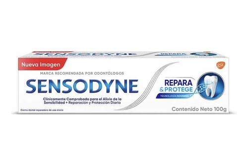 Sensodyne Crema Dental Reparación Y Protección 100g