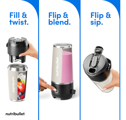 Liquidificador Portátil Nutribullet Flip Nbpb50350lin Sem Fi
