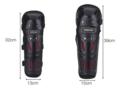 Coderas Rodilleras Protectoras Para Motocicleta Ajustables