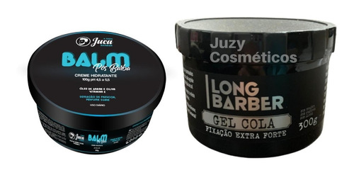 Balm Pós-barba Juca 100g+ Gel Ultra Fixação Long Barber 300g