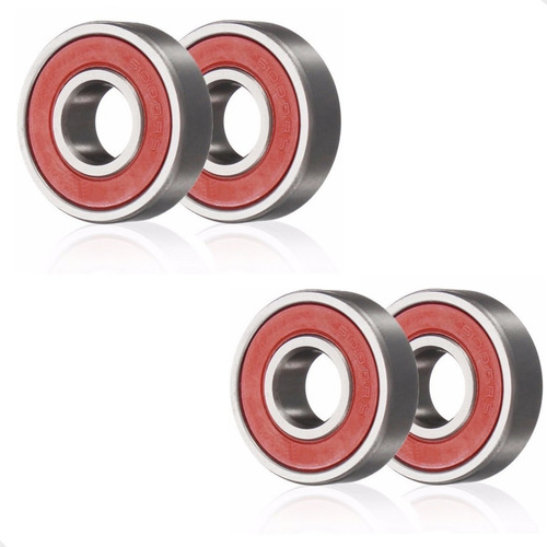 Rolamento 6000 2rs Kit 10 Pçs 10x26x8mm