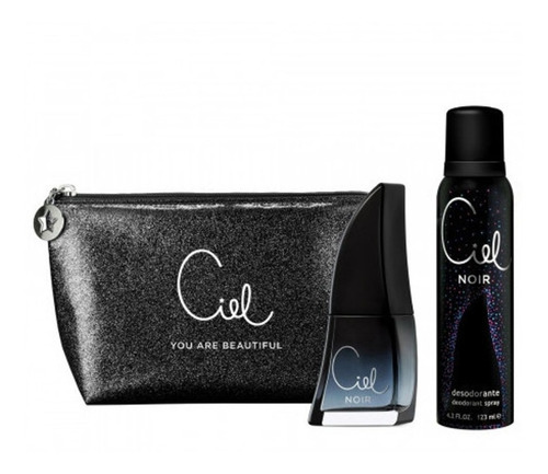 Perfume Mujer Ciel Noir Edt 50ml + Deo + Neceser Set