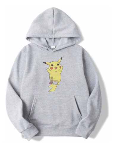Buzo Hoodie Canguro Pikachu Pokemon Niño Niña #4