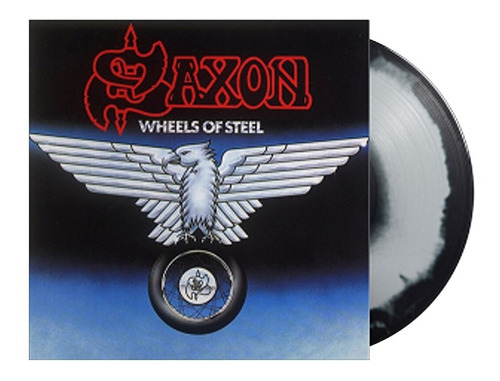 Saxon Wheels Of Steel Lp Swirl Vinyl