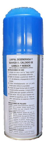 Limpiador Gamuza Nobuck Spray Aerosol Wassington