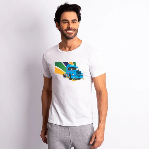Imagem 2 de 4 de Camiseta Para Caminhoneiro - Scania 113h