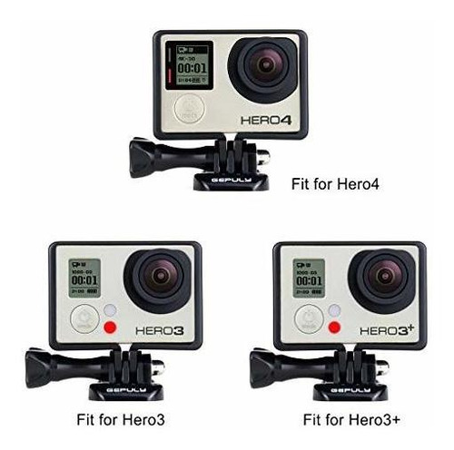 Carcasa Protectora Para Gopro Hero 3 Hero3 4 Color Negro