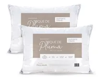 Comprar Kit 2 Travesseiros Toque Pluma Firme 70cm X 50cm 180 Fios