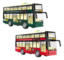 Comprar Camion Autobus Carrito Friccion Luz Y Sonido Juguete Niños Color Verde
