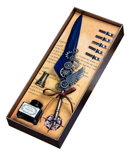 O Mechanical Wing Quill, Sumergida En Agua, Caja De Regalo T