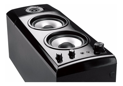 Parlantes Genius Sp-hf1800a 2.1 Madera 50w Graves Agudos Mic