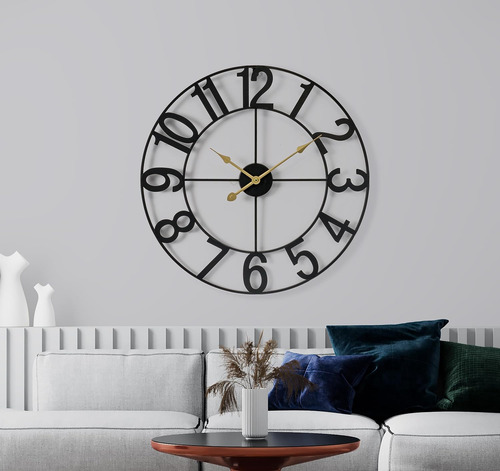 Reloj De Pared Grande Para Decoración De Sala De Estar, Relo