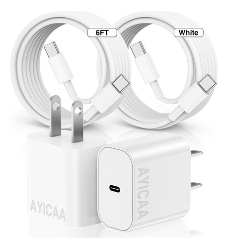 Ayicaa iPhone 15 Cargador Usb C 6ft iPad C B0c68qjjt3_290424