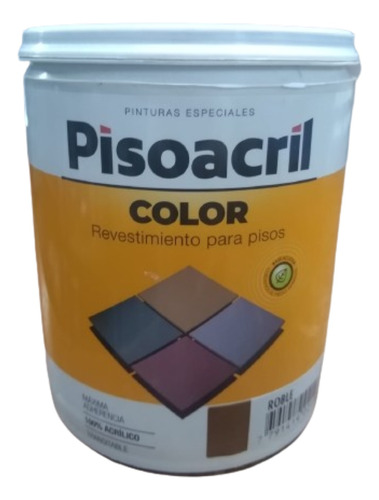 Pintura Revestimiento P/piso Pisoacril Plavicon X 1 Lt