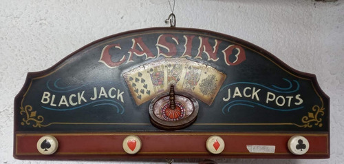 Perchero Barbacoa Bar Casino Poker Ruleta Relieve Desdeasia