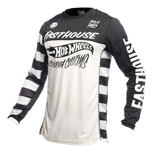 Jersey Mx Fasthouse Grindhouse Hw Blanco/negro