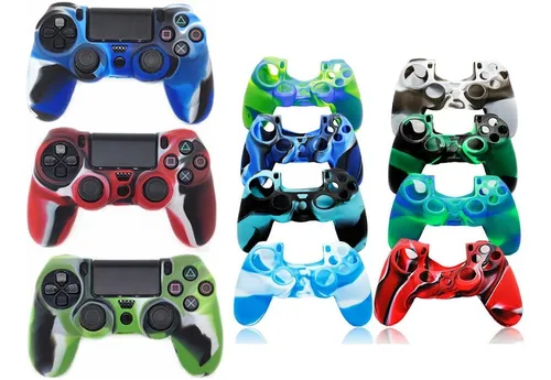comprar Funda Silicona Joystick Control Compatible Ps4 Camuflados ®