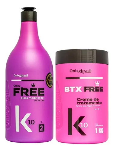 comprar Btx Free Onixx 1 Kilo + Selagem Free K10 Platinum loiras