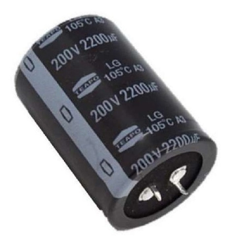 Capacitor 2200uf 200v 2200 Microfaradios Teapo Original