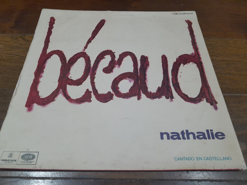 Lp Vinilo - Gilbert Becaud - Nathalie - Castellano - 1970