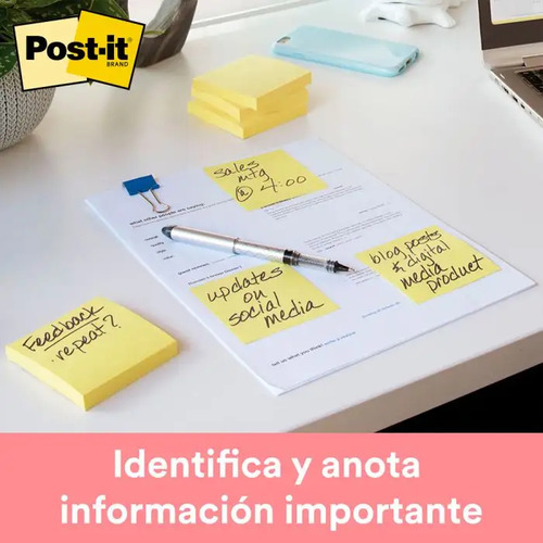 Post It 7,6x7,6 Cm 100 Hojas Torre