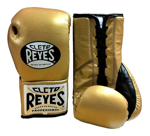 Guantes Profesionales Pulgar Sujeto Cleto Reyes 8oz Dorado