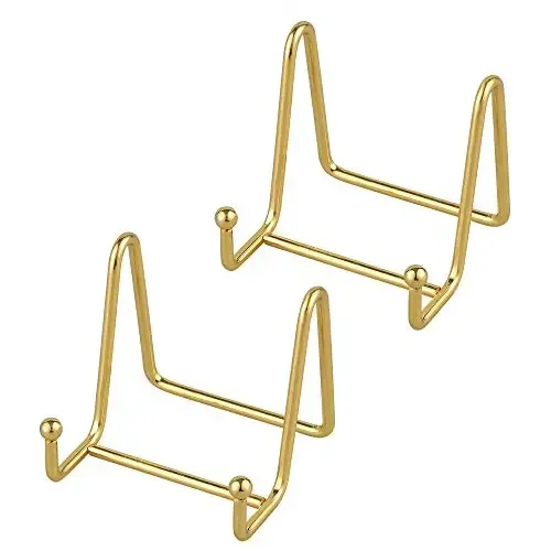 Soportes Caballete Acrílico 24 Pcs - 5.4x5.5 Cm Transparentes Para Exponer Platos, Tarjetas, Monedas, Colecciones