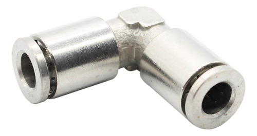 Conector Rapido Racor Codo Manguera 10mm Metalico Ca