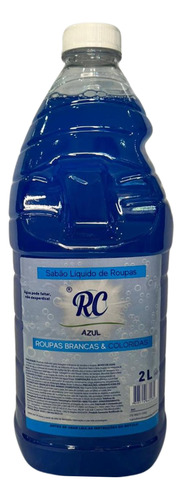 Sabão Liquido Lava Roupas 2 Litros Neutro Azul Biodegradável