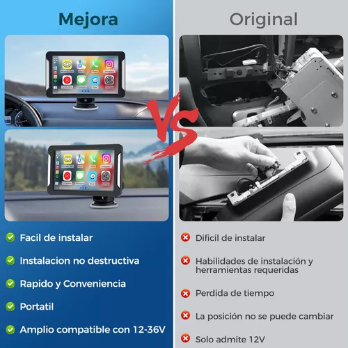 Esta pantalla con CarPlay inalámbrico tiene un gran descuento y vale para  el 99% de los coches