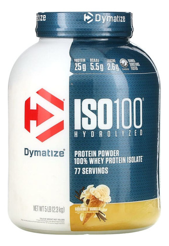 Suplemento Dimatyze Iso 100 Hydrolized Protein De 5 Libras 