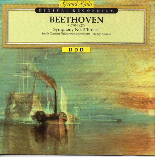 Cd Beethoven  Symphony Nª. 3 