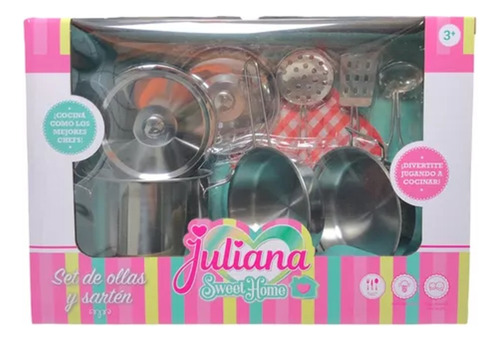 Juliana Sweet Home Set De Ollas Y Sarten - Premium