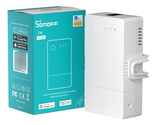 Sonoff Thr320 Origin Temperatura Umidade Wifi Automação