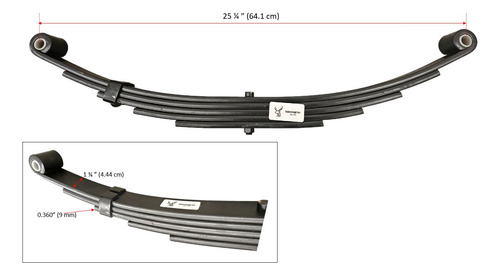 Kit De Ejes Para Remolque 7000 Lb Con Suspension Reforzada