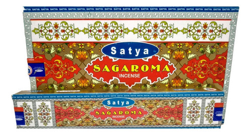Incenso Massala Sagaroma Satya Indiano Caixa C 12 Varetas