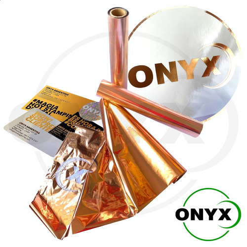 Foil Hot Stamping Digital Onyx Rollo 50m X 25cm Rose Gold