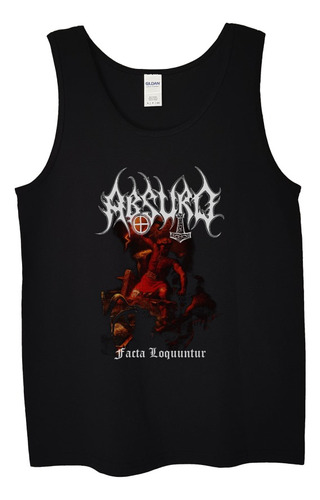 Polera Musculosa Absurd Facta Loquuntur Metal Abominatron