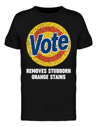 Voto: Remueve Las Manchas Naranjas Camiseta De Hombre