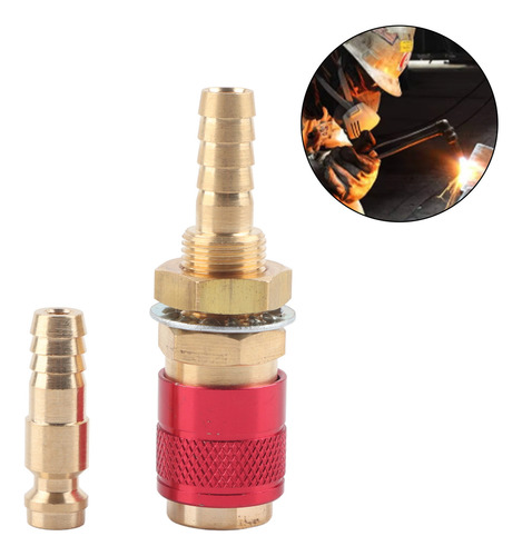 Adaptador Conector Manguera Rápida Antorcha Soldador Mig Tig