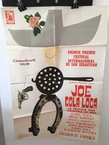 Afiche De Cine Original -  Joe - Cola Loca