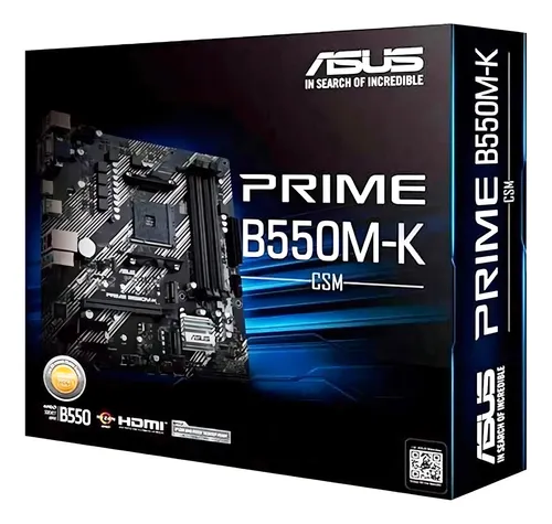 Motherboard Asus Prime B550m-k Am4 Amd Ddr4 Ryzen 9