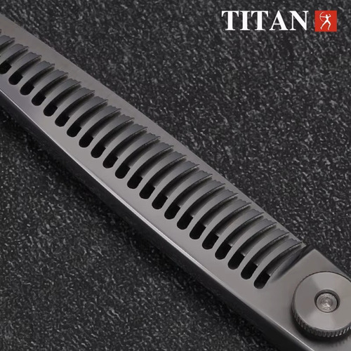 Tijeras Profesionales Titán Tm, Acero Japonés Vg10 Degrafilado Acero