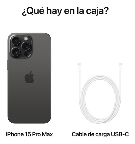 Iphone 15 Pro Max 256gb At&t Negro (Usado)