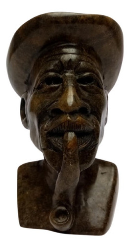 Figura De Piedra Africana Decoracion Casa Y Hogar 12cm