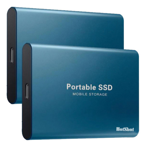 Disco Duro Ssd Externo 4tb Interfaz, Mxmdd-006, 2 Pzas, 4tb, Color Azul