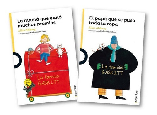 ** 2 Libros Coleccion La Familia Gaskitt ** Allan Ahlberg