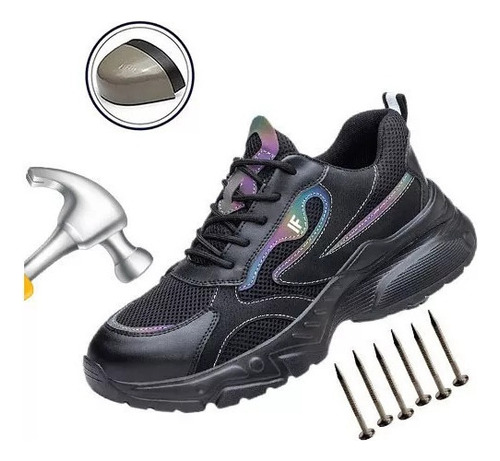 Ee Tenis De Seguridad Industrial Para Mujeres Zapatillas De