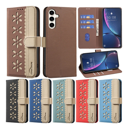 Funda Magnética De Piel Para Samsung Galaxy A26 A16 A55 A35 A54 A34 A25 A15 A56 A36 5g A06 A05 A15 A16 A24 4g A05s