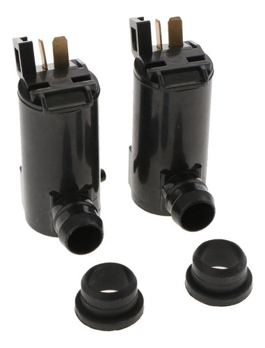 2 Piezas Universal 12v Coche Vehículos Lavaparabrisas Bomba